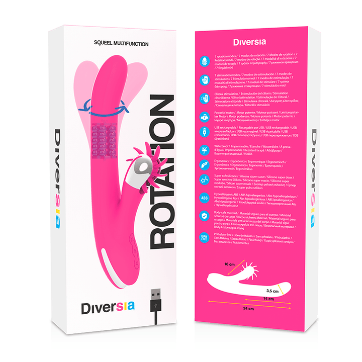 DIVERSIA - HSCHEN ROTATION 24 CM - INTIM SPACE Online Sexshop