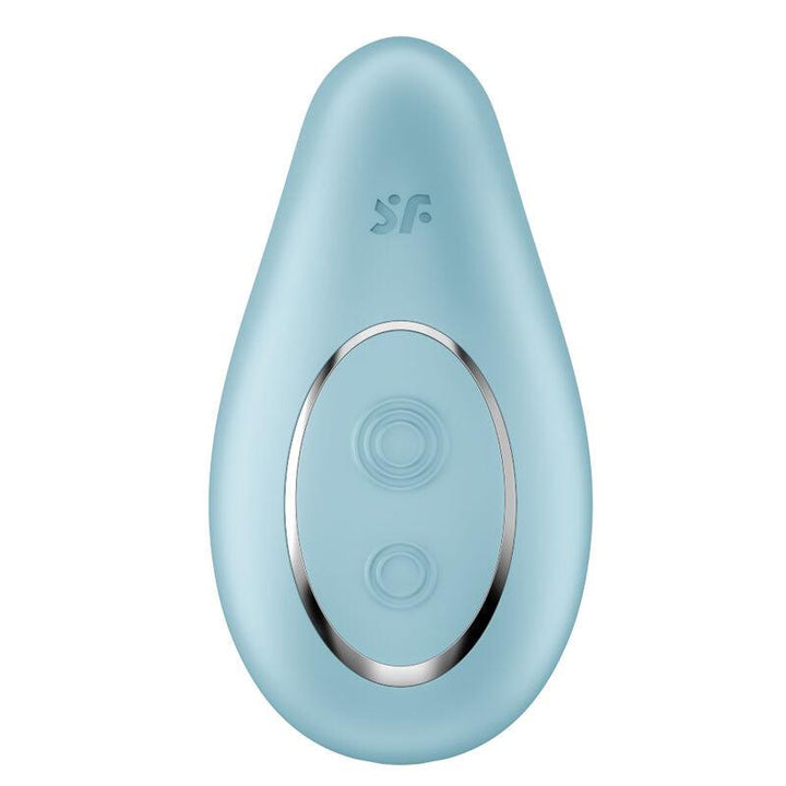 SATISFYER - DIPPING DELIGHT AUFLEGVIBRATOR BLAU - INTIM SPACE Online Sexshop