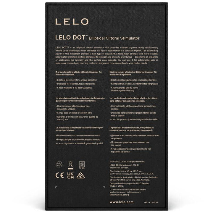 LELO - DOT KLITORISTIMULATOR - ROSA - INTIM SPACE Online Sexshop