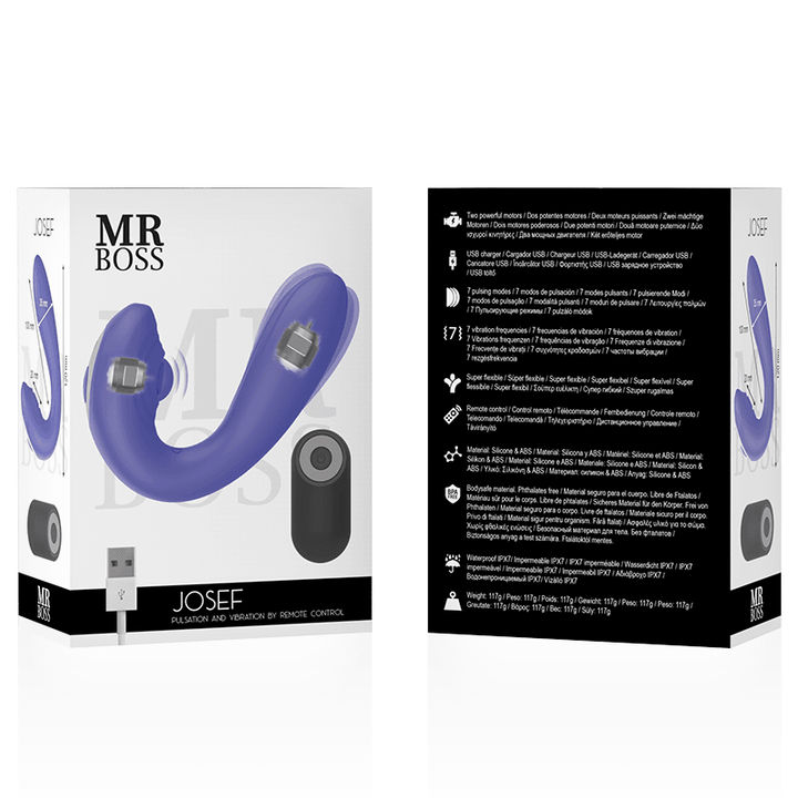 MR BOSS - JOSEF PULSATIONS- - VIBRATIONSFERNBEDIENUNG FÜR PAARE - INTIM SPACE Online Sexshop