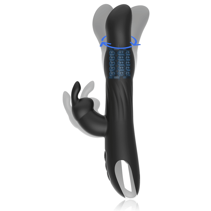 BRILLY GLAM- MOEBIUS RABBIT VIBRATOR - ROTATOR KOMPATIBEL MIT WATCHME WIRELESS TECHNOLOGY - INTIM SPACE Online Sexshop