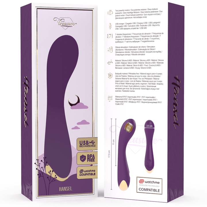 TREASURE - HANSEL G-SPOT VIBRATOR WATCHME WIRELESS TECHNOLOGIE KOMPATIBEL - INTIM SPACE Online Sexshop