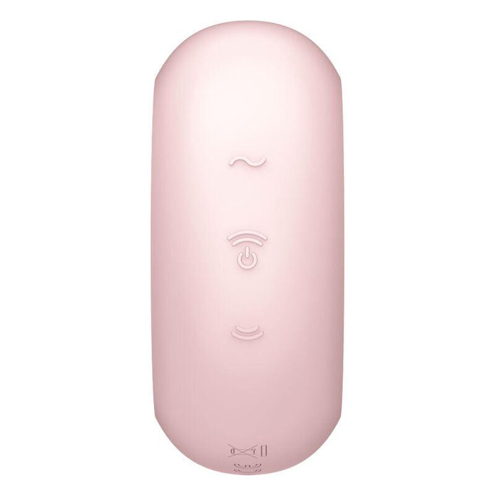 SATISFYER - PRO TO GO - DOPPELTER LUFTPULSSTIMULATOR - VIBRATOR ROSA - INTIM SPACE Online Sexshop