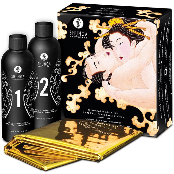 SHUNGA - ORIENTALISCHES MELONE-MANGO-EROTISCHES KÖRPER-ZU-KÖRPER-MASSAGEGEL - INTIM SPACE Online Sexshop