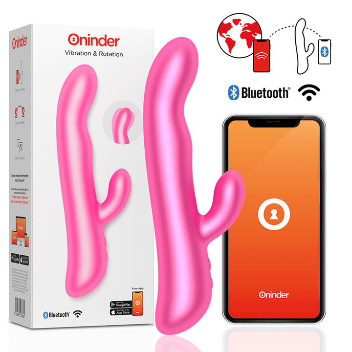 ONINDER - OSLO VIBRATION - ROTATION ROSA - KOSTENLOSE APP - INTIM SPACE Online Sexshop