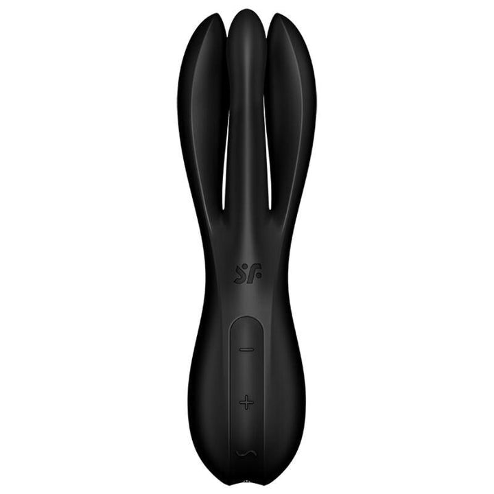 SATISFYER - THREESOME - VIBRATOR SCHWARZ - INTIM SPACE Online Sexshop