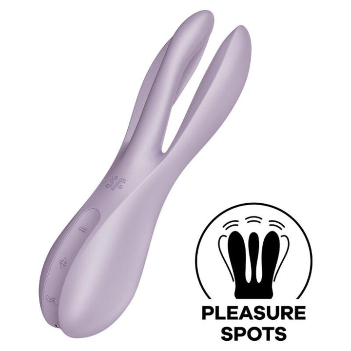 SATISFYER - THREESOME - VIBRATOR VIOLETT - INTIM SPACE Online Sexshop