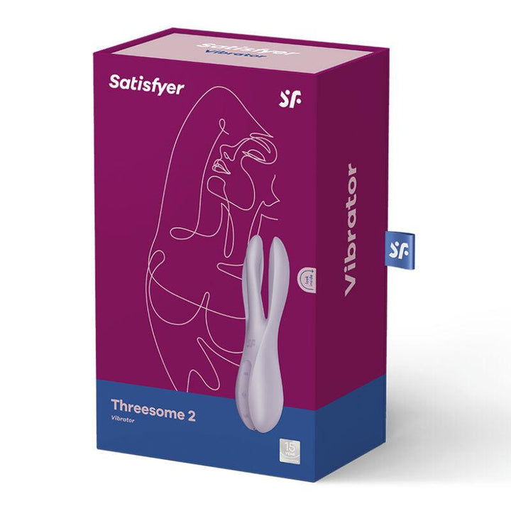 SATISFYER - THREESOME - VIBRATOR VIOLETT - INTIM SPACE Online Sexshop