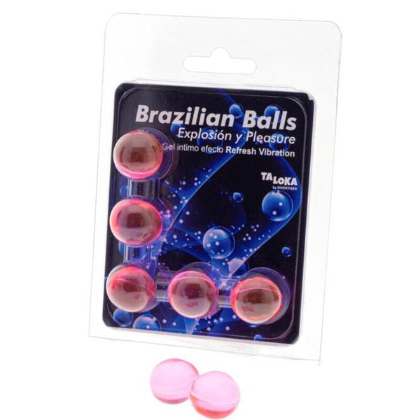 TALOKA - 5 BRASILIANISCHE BLLE, ERFRISCHENDES VIBRATIONSEFFEKT, AUFREGENDES GEL - INTIM SPACE Online Sexshop