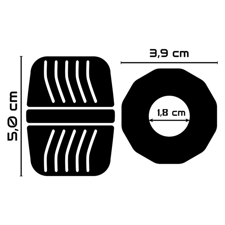 POWERING - SUPER FLEXIBLER UND WIDERSTANDSFÄHIGER PENISRING - CM PR11 SCHWARZ - INTIM SPACE Online Sexshop