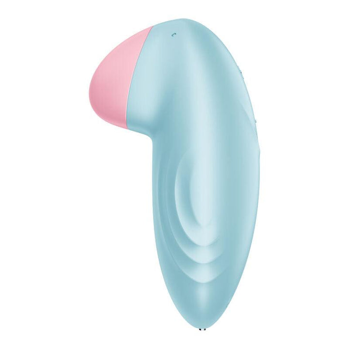 SATISFYER - TROPICAL TIP AUFLEGVIBRATOR BLAU - INTIM SPACE Online Sexshop