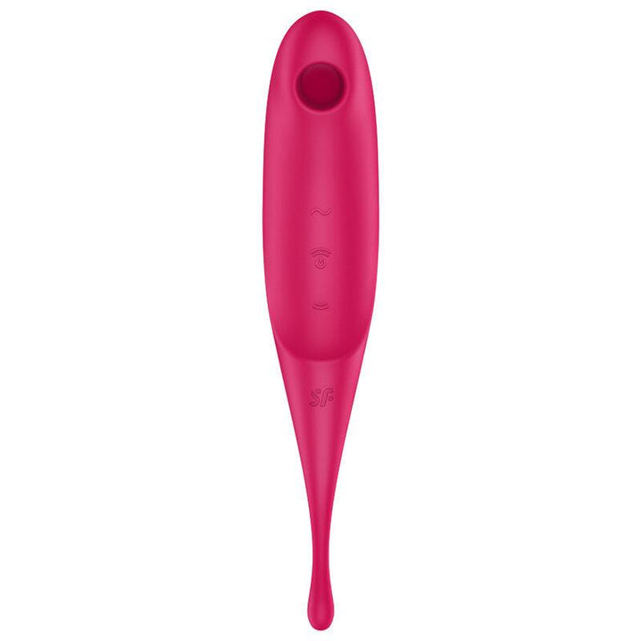 SATISFYER - TWIRLING PRO AIR PULSE STIMULATOR - VIBRATOR ROT - INTIM SPACE Online Sexshop