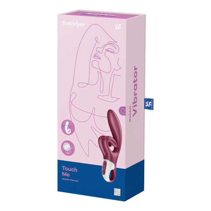 SATISFYER - TOUCH ME RABBIT VIBRATION ROT - INTIM SPACE Online Sexshop