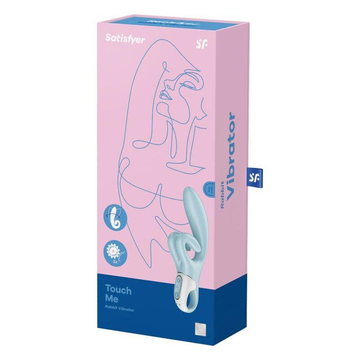 SATISFYER - TOUCH ME RABBIT VIBRATION BLAU - INTIM SPACE Online Sexshop