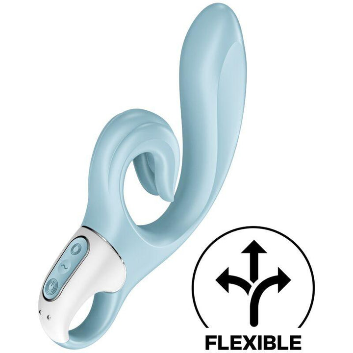 SATISFYER - LOVE ME RABBIT VIBRATION BLAU - INTIM SPACE Online Sexshop