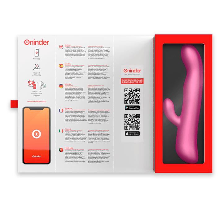 ONINDER - OSLO VIBRATION - ROTATION ROSA - KOSTENLOSE APP - INTIM SPACE Online Sexshop