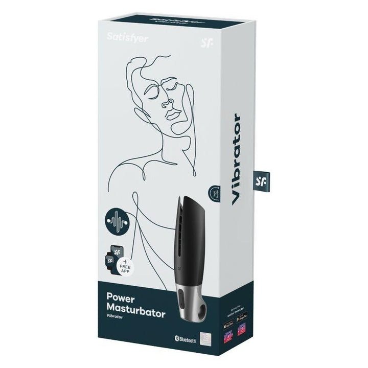 SATISFYER - POWER MASTURBATOR SCHWARZ - INTIM SPACE Online Sexshop