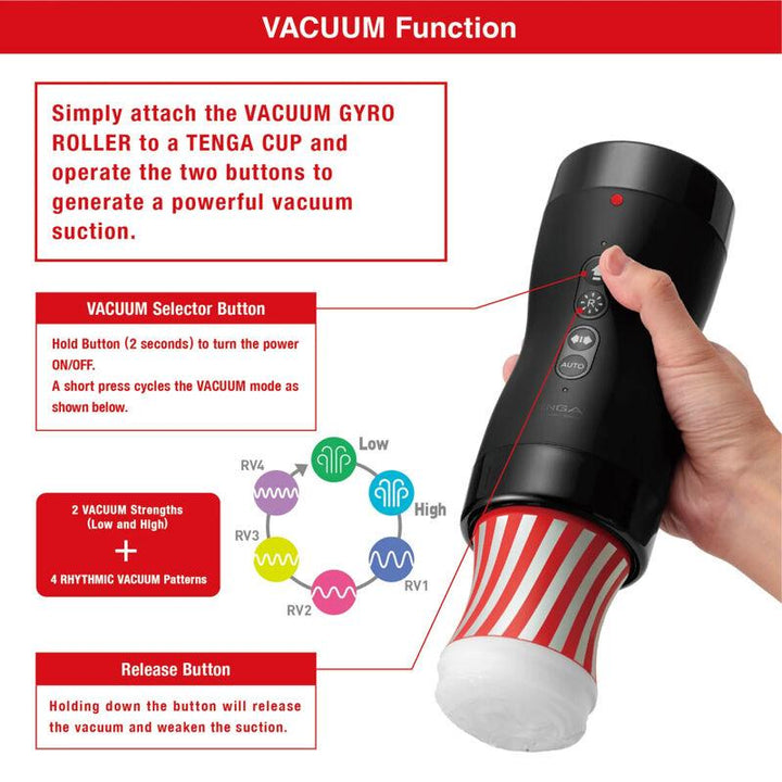 TENGA - VAKUUM-GYRO-ROLLENSAUGUNG UND -ROTATION - INTIM SPACE Online Sexshop