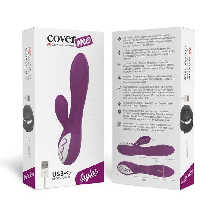 COVERME - TAYLOR-VIBRATOR, KOMPATIBEL MIT DER WIRELESS-TECHNOLOGIE VON WATCHME - INTIM SPACE Online Sexshop