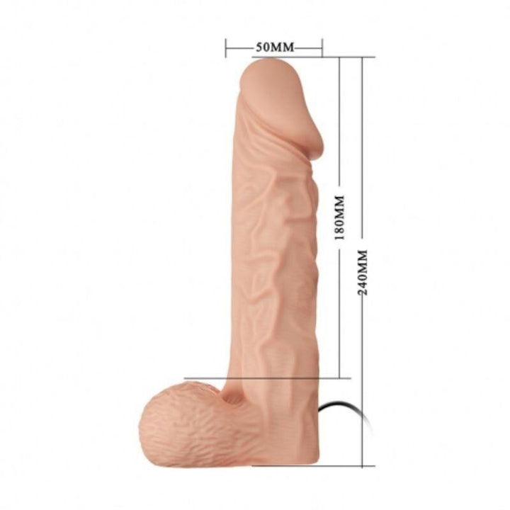 BAILE - ULTRA LEIDENSCHAFTLICHER GESCHIRR 24 CM NATURAL - INTIM SPACE Online Sexshop