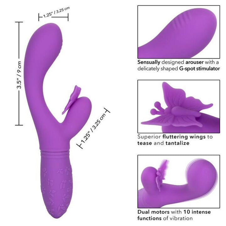 CALEXOTICS - SCHMETTERLING KUSS FLUTTER VIOLETT - INTIM SPACE Online Sexshop