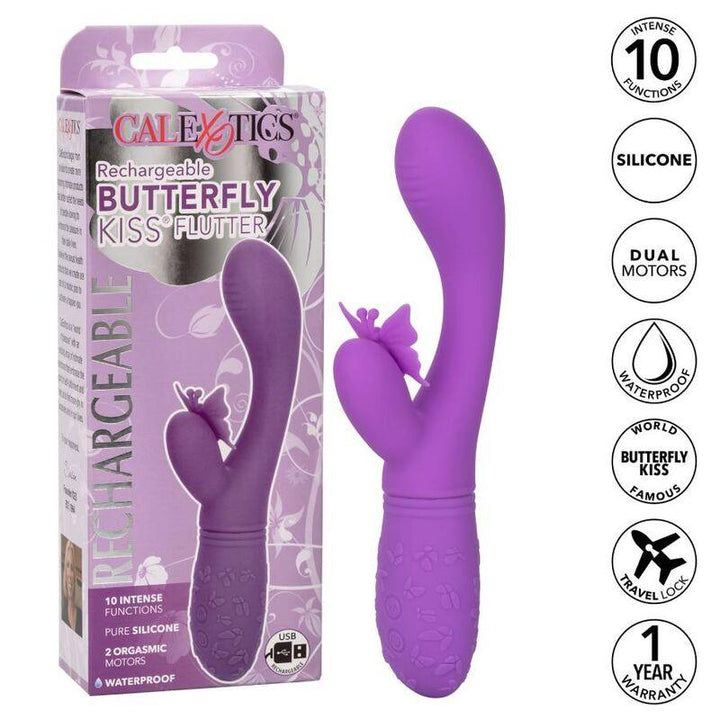 CALEXOTICS - SCHMETTERLING KUSS FLUTTER VIOLETT - INTIM SPACE Online Sexshop