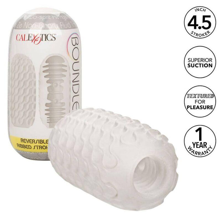 CALEXOTICS - REVERSIBLE RIBBED STROKER - INTIM SPACE Online Sexshop