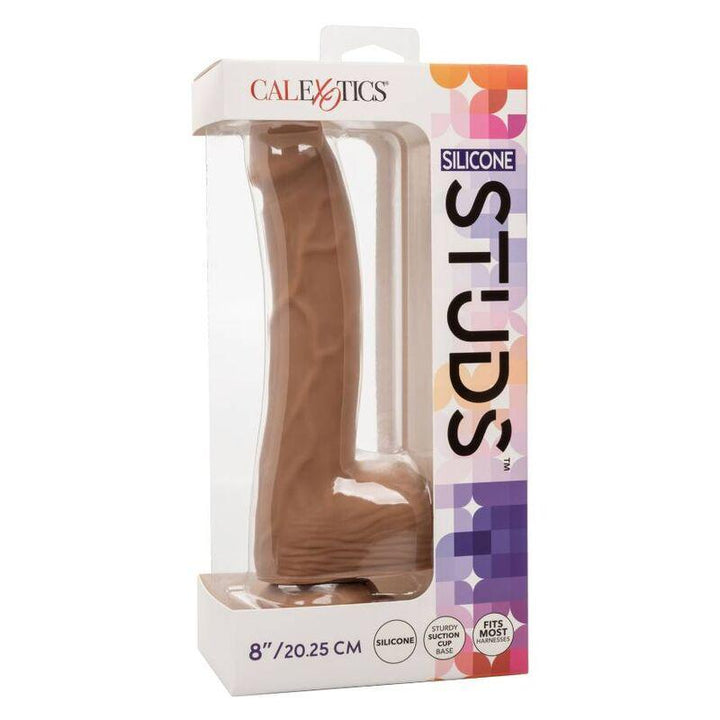 CALEXOTICS - SILIKON-NIETEN 20.32 CM BRAUN - INTIM SPACE Online Sexshop