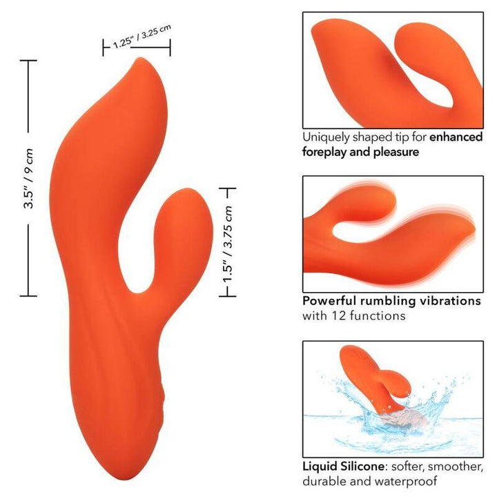 CALEXOTICS - STELLA DUAL TEASER ORANGE - INTIM SPACE Online Sexshop