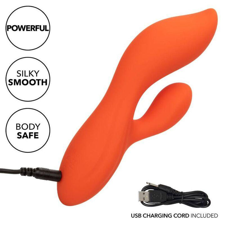 CALEXOTICS - STELLA DUAL TEASER ORANGE - INTIM SPACE Online Sexshop