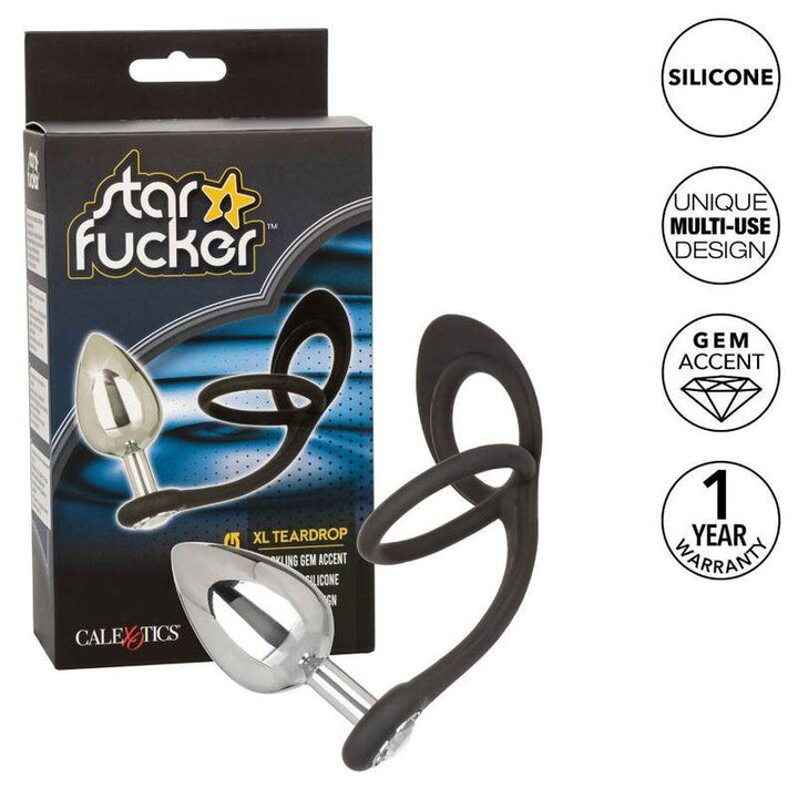 CALEXOTICS - STAR FUCKER XL TEARDROP PLUG - INTIM SPACE Online Sexshop