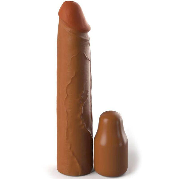 FANTASY X- TENSIONS - PIPEDREAMS HÜLSE 20,32 CM - 5,00 CM ZOLL STECKER KARAMELL - INTIM SPACE Online Sexshop