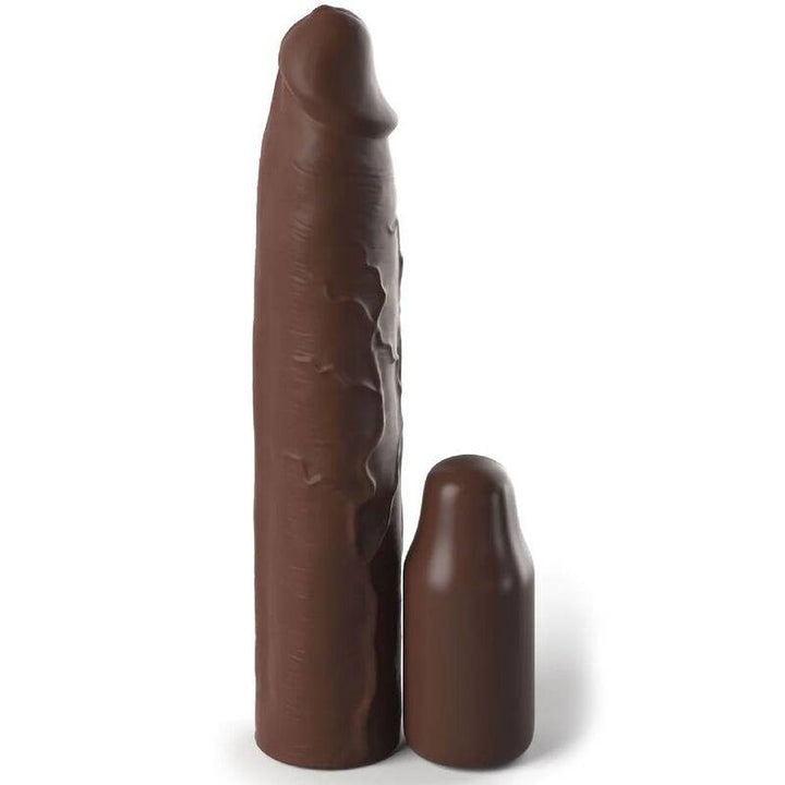 FANTASY X- TENSIONS - PIPEDREAMS SLEEVE 22,86 CM - 7,62 CM PLUG BROWN - INTIM SPACE Online Sexshop