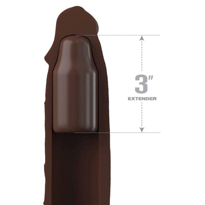 FANTASY X- TENSIONS - PIPEDREAMS SLEEVE 22,86 CM - 7,62 CM PLUG BROWN - INTIM SPACE Online Sexshop