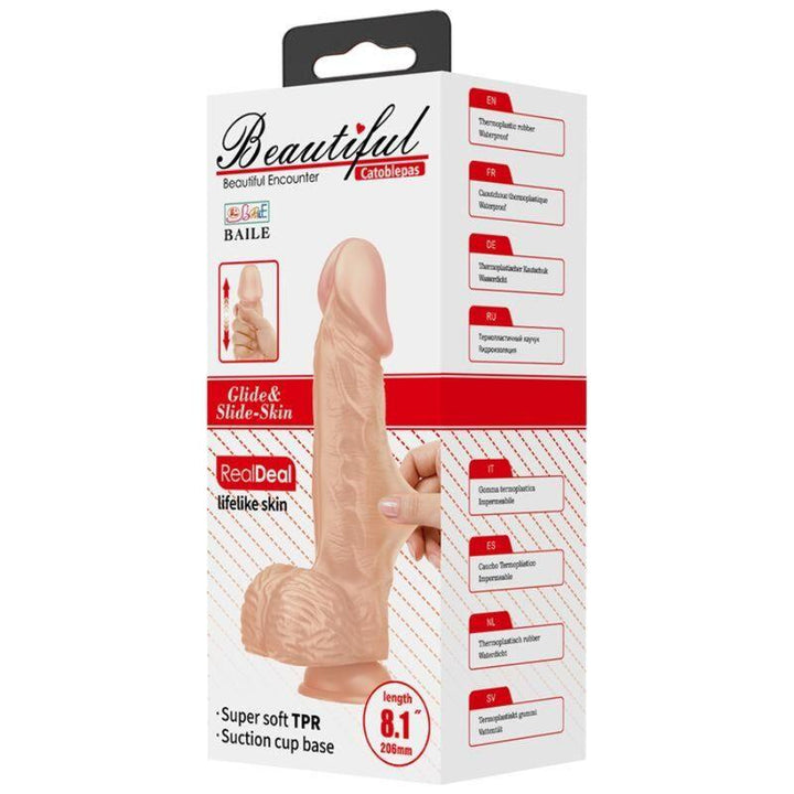 BAILE - SCHÖNE BEGEGNUNG CATOBLEPAS FLEXIBLER REALISTISCHER DILDO 20.6 CM NATÜRLICH - INTIM SPACE Online Sexshop