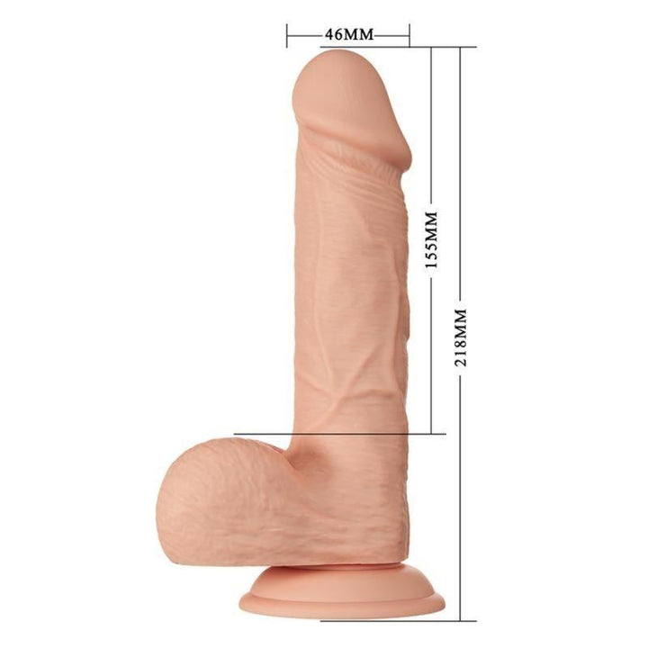 BAILE - SCHÖNE BEGEGNUNG BAHAMUT FLEXIBLER REALISTISCHER DILDO 21.8 CM NATÜRLICH - INTIM SPACE Online Sexshop