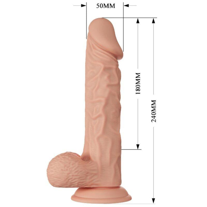 BAILE - SCHÖNE BEGEGNUNG BURAQ VIBRATION 24 CM NATÜRLICH - INTIM SPACE Online Sexshop