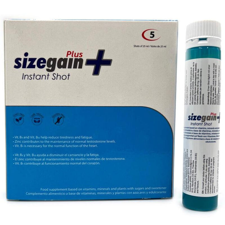 500 COSMETICS - SIZEGAIN PLUS INSTANT SHOT MALE ENERGIZER - UNITS - INTIM SPACE Online Sexshop