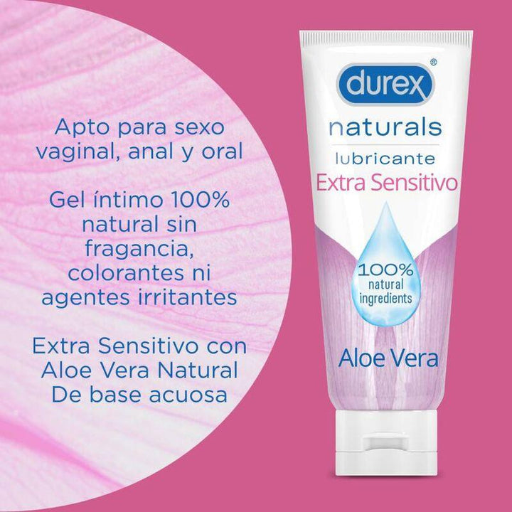 DUREX - NATURALS EXTRA SENSITIVES SCHMIERMITTEL 100 ML - INTIM SPACE Online Sexshop