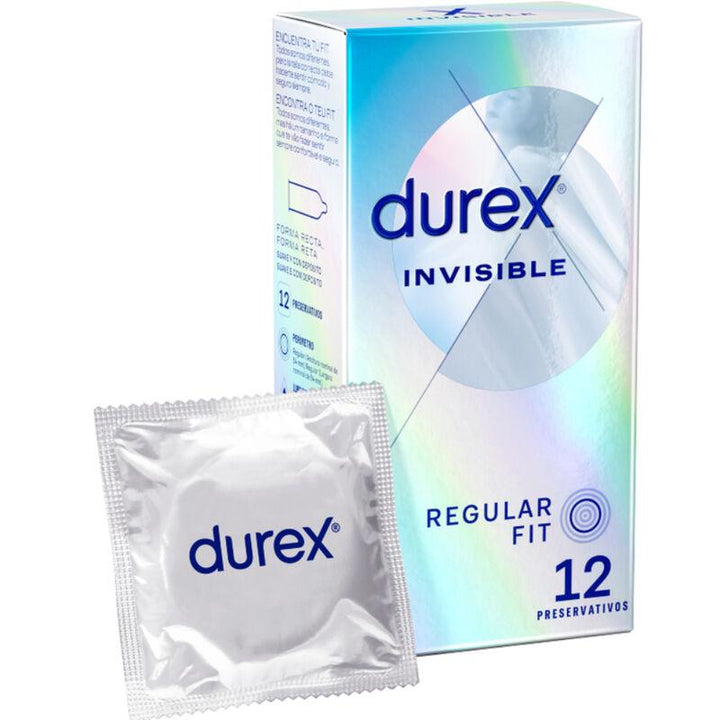 DUREX - UNSICHTBAR EXTRA DÜNN 12 EINHEITEN - INTIM SPACE Online Sexshop