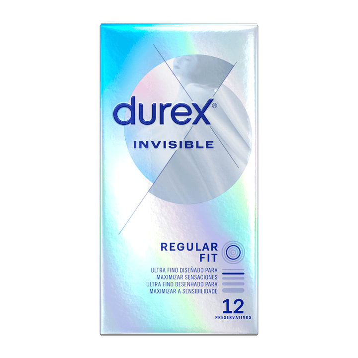 DUREX - UNSICHTBAR EXTRA DÜNN 12 EINHEITEN - INTIM SPACE Online Sexshop