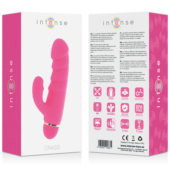 INTENSE - KRASES 20 GESCHWINDIGKEITEN SILIKON ROSA - INTIM SPACE Online Sexshop