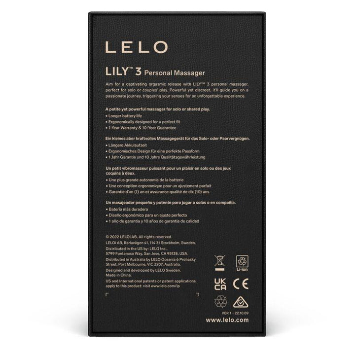 LELO - LILY - PERSÖNLICHES MASSAGER - POLARGRÜN - INTIM SPACE Online Sexshop