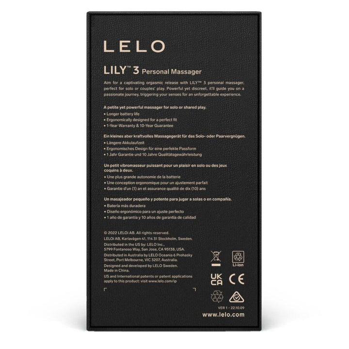 LELO - LILY - PERSÖNLICHES MASSAGER - LAVENDEL - INTIM SPACE Online Sexshop