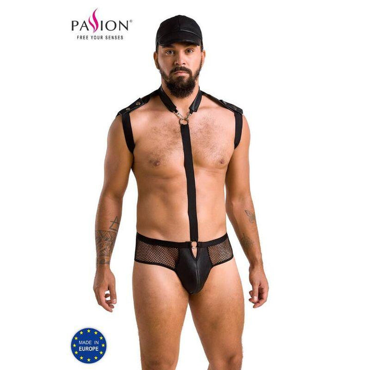 PASSION - 038 SET JOHN SCHWARZ L/XL - INTIM SPACE Online Sexshop