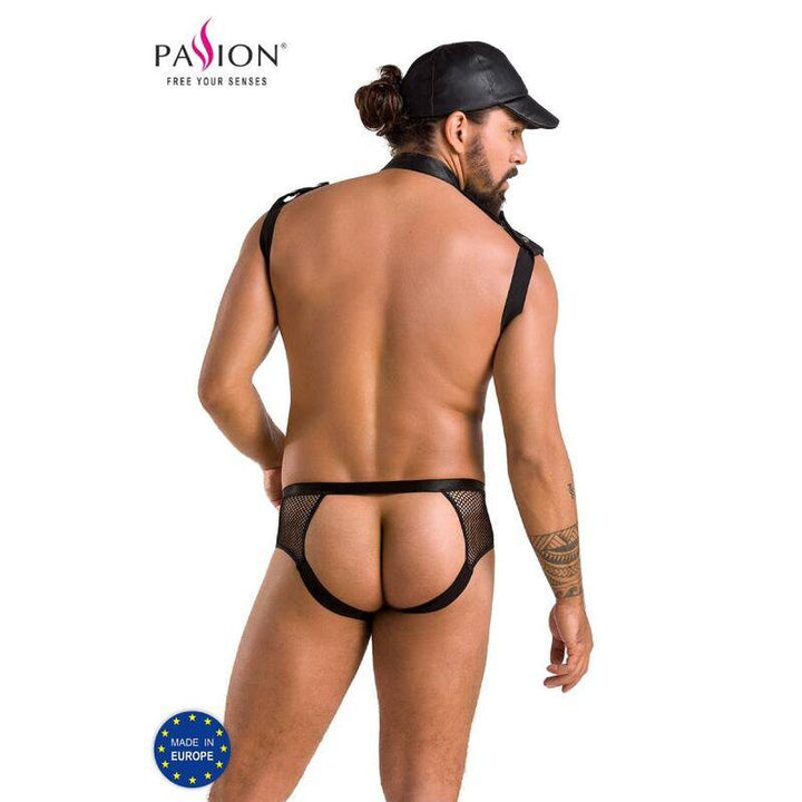 PASSION - 038 SET JOHN SCHWARZ L/XL - INTIM SPACE Online Sexshop