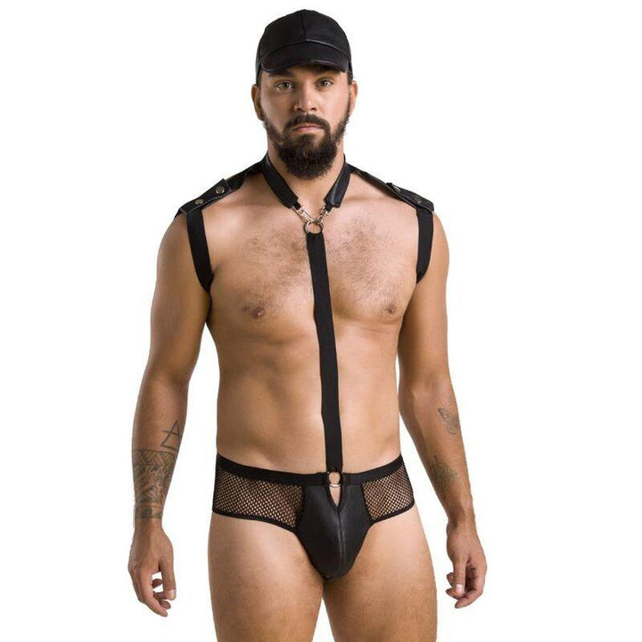 PASSION - 038 SET JOHN SCHWARZ L/XL - INTIM SPACE Online Sexshop