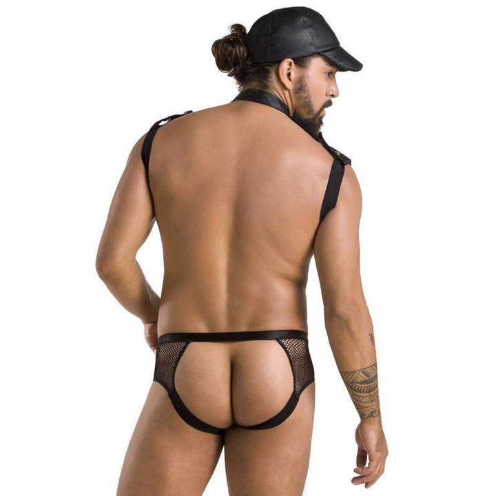 PASSION - 038 SET JOHN SCHWARZ L/XL - INTIM SPACE Online Sexshop