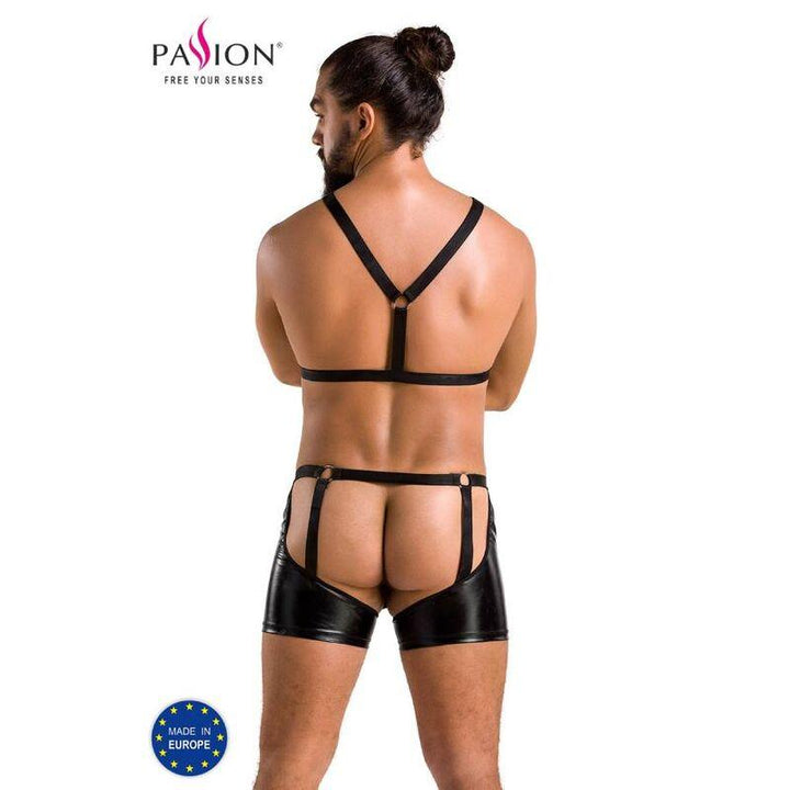 PASSION - 047 SET ARON SCHWARZ L/XL - INTIM SPACE Online Sexshop