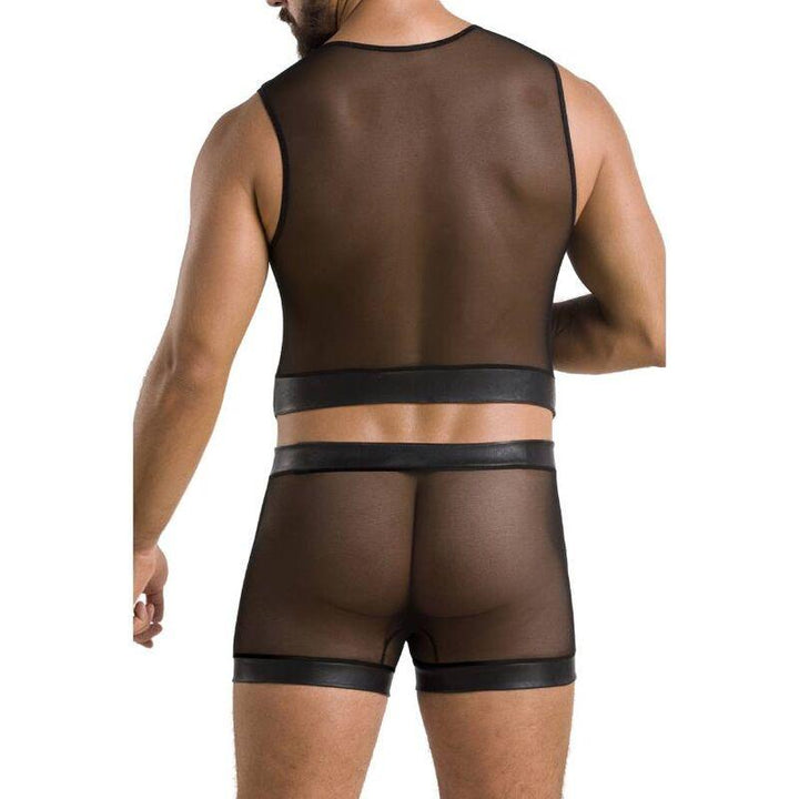 PASSION - 053 SET WILLIAM SCHWARZ L/XL - INTIM SPACE Online Sexshop